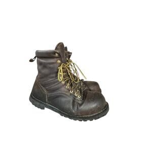 Georgia Boot Men's Waterproof Steel Toe Logger Boots Brown Lace Up G8341 Sz 13 M